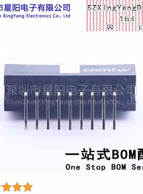 B-3000R18P-0110 每排P数9 2x9P排数2 2.54mm 300系列 连接器类型