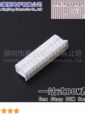 FHG20003-D24M2W1B 2mm 2x12P间距2mm插孔结构2x12P每排针位数12