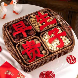 早生贵子结婚压床摆件模具婚礼铺床用品婚房布置装饰婚庆用品大全