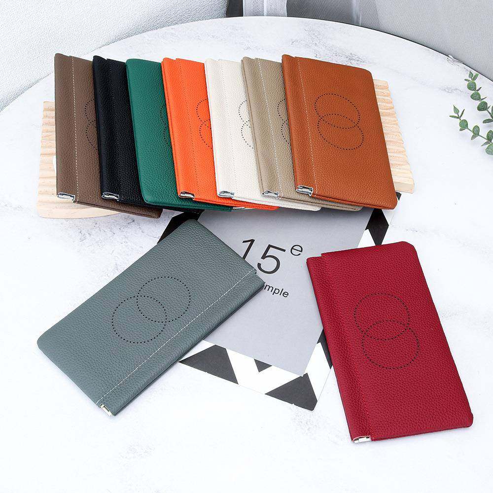 纯头层牛皮长款超薄皮夹新款大容量软皮手机袋简约自动闭合钱包女,箱包皮具/热销女包/男包,钱包,淘宝优惠券,粉丝福利购,淘宝优惠卷