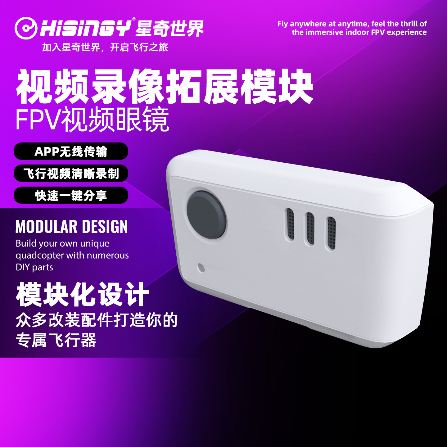 星奇世界视频录像模块无限WIFI