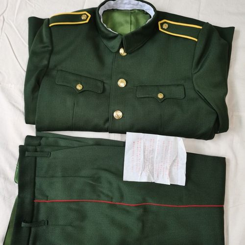 80年代正版83式冬服套装橄榄绿冬常服老式中山服收藏服怀旧服真品
