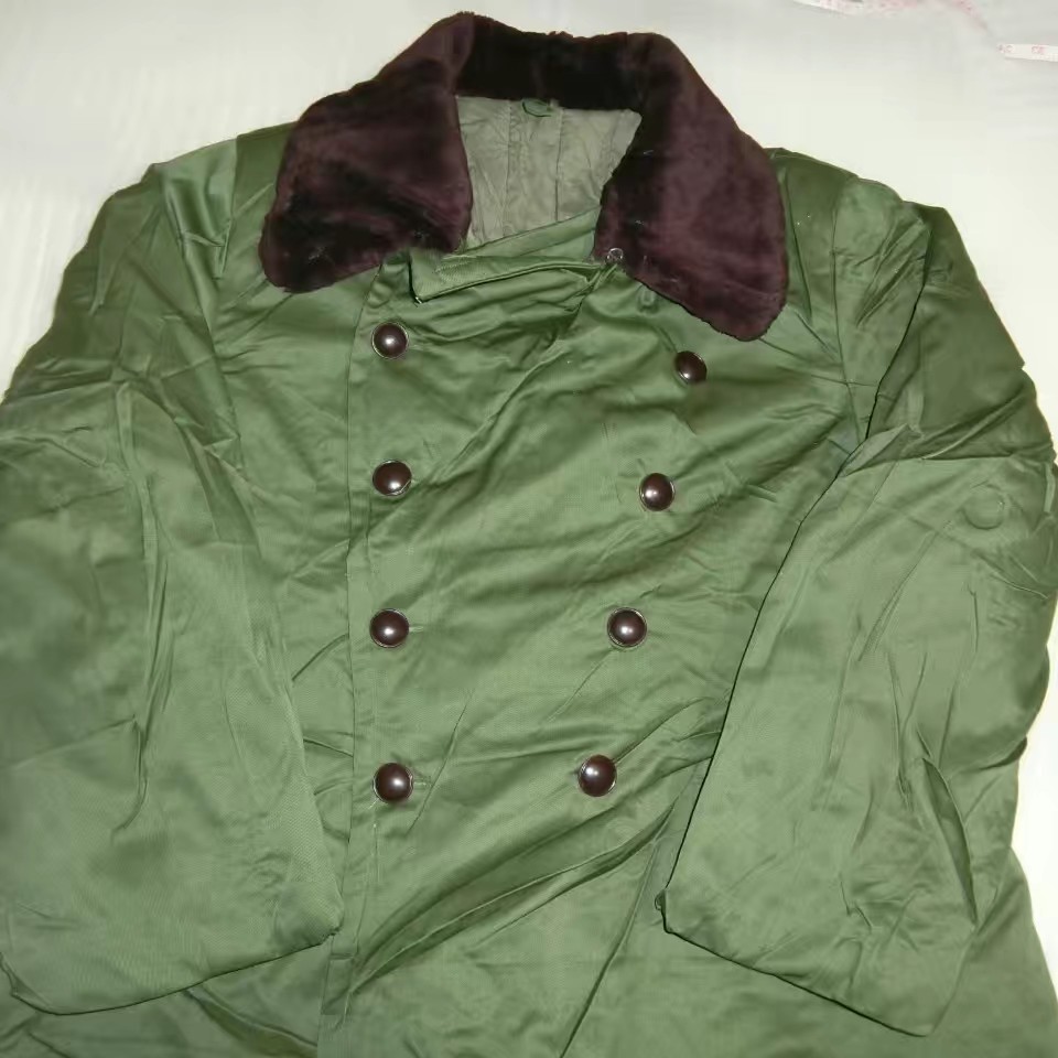 八十年代65式棉大衣65大衣长款加厚保暖防寒收藏品大衣库存原品