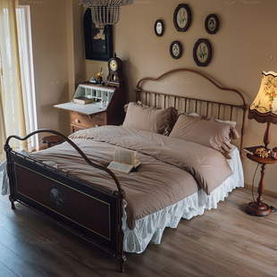 床 铁艺复古中古双人床网红公主床法式 LaPetite悦澜居 遇见爱丽丝