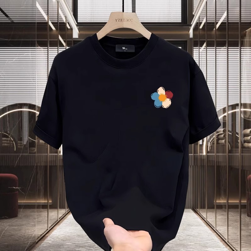 「一折专区丨奥莱清仓丨260g双纱精梳纯棉短袖T恤男美式重磅潮牌