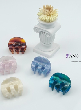 梵可Vanc胖胖M醋酸抓夹 小号高质感后脑勺盘发鲨鱼夹扎发日常百搭