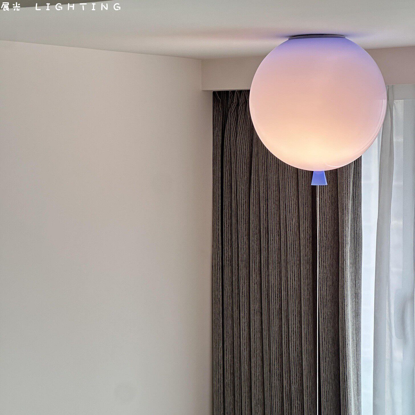 设计师儿童房彩色气球吸顶吊灯