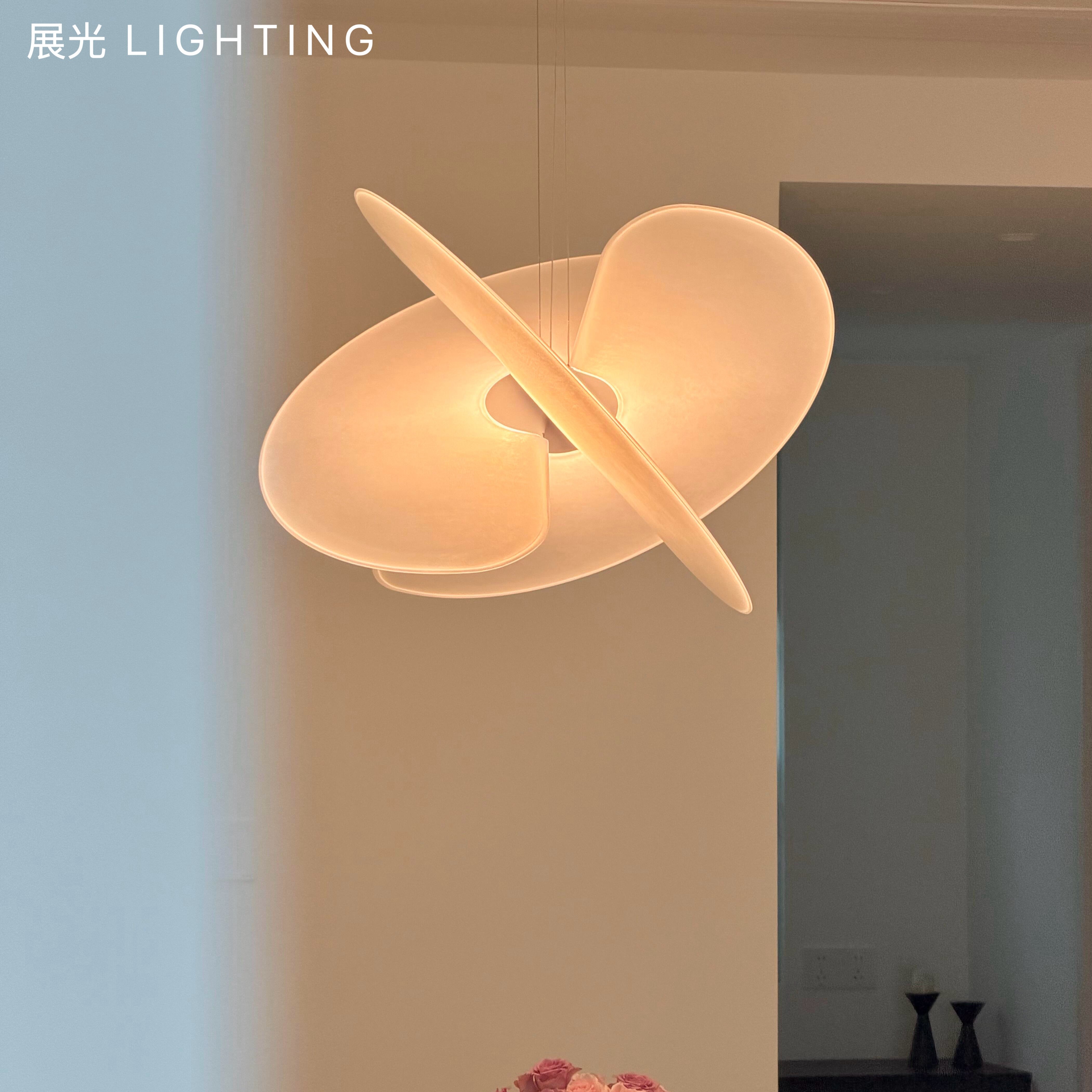 月亮吊灯设计师客餐厅loft复试灯