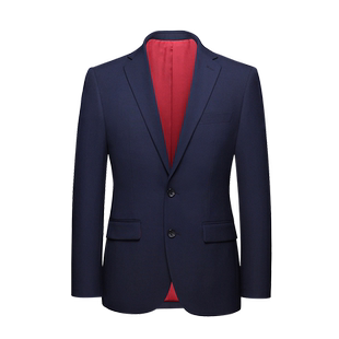 衬衫老罗[总裁一号]宽肩男士修身西服免烫商务结婚礼服西装MX2206