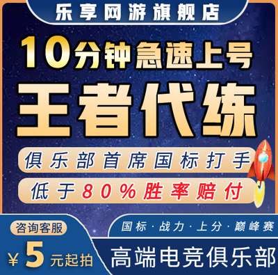 王者荣耀代练排位上分带打玩刷英雄战力巅峰赛省标金标送大小国标