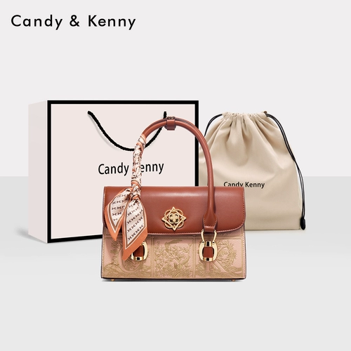 Ретро сумка через плечо, барсетка, с вышивкой, в западном стиле