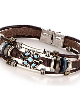 Vintage flower Turquoise men