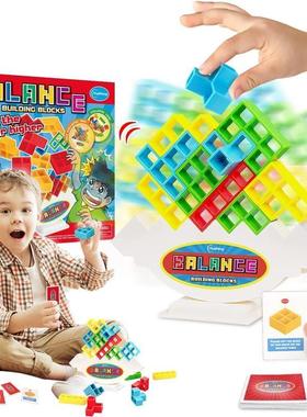 Board Games Tetra Tower Balance Stacking Toys Building Block