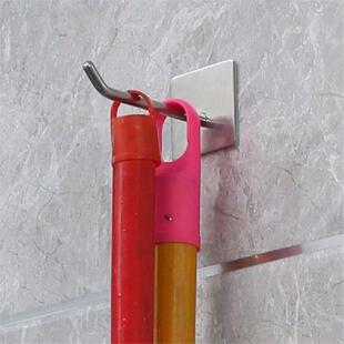 Stainless Steel Hook Long Hook Balcony Clothes Hanger Mop