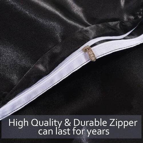 30Bedding Set 4 Pieces Luxury Satin Silk Queen King Size Bed