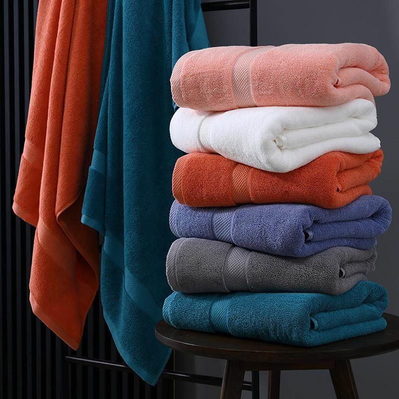 100% Cotton Shower Towels Thick Bath Towel for Adults Hotel