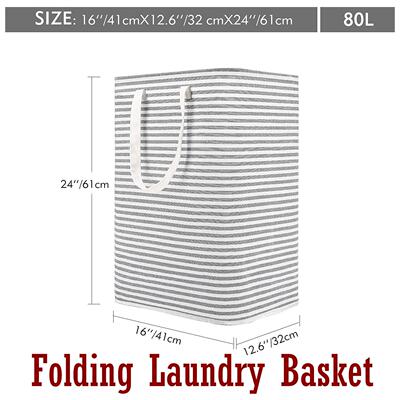 Laundry Hamper Large Collapsible Laundry Baskets Waterproof