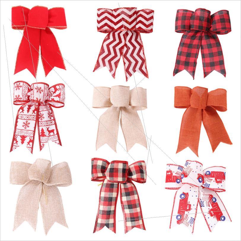 Christmas decorations Christmas tree bows hanging ornaments