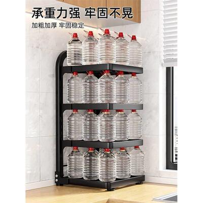 kitchen accessories Multi-layer pot storage rack Layering in