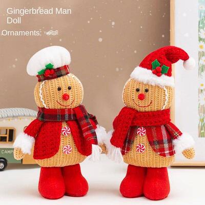 Christmas Gingerbread Man Doll Creative Doll Ornaments Chris