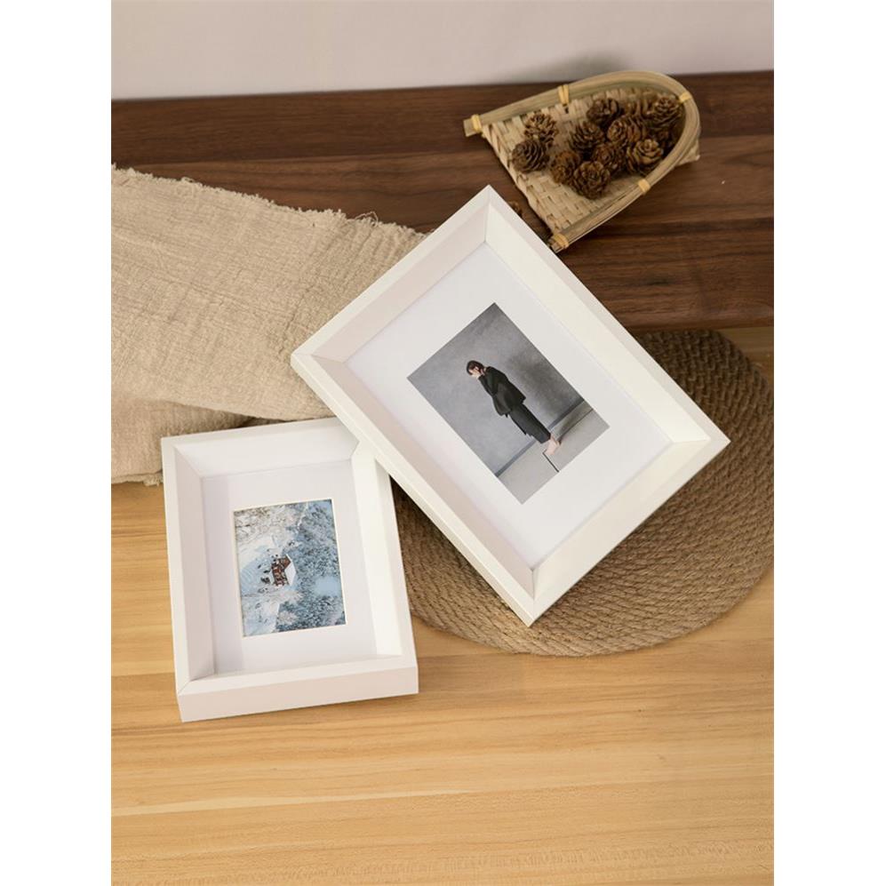 Nordic simple wooden photo frame square picture frames 相框