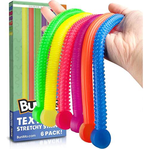 Squishy Textured Stretchy Strings Fidget Toy Bumpy面条拉拉乐