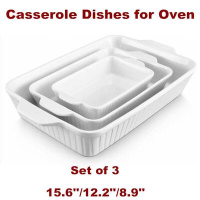 Casserole Dishes for Oven Lasagna Pan Deep Baking Pan