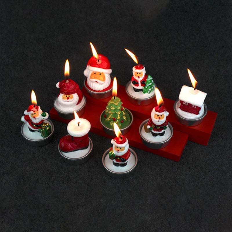 3Pcs Christmas Candles merry christmas Ornaments