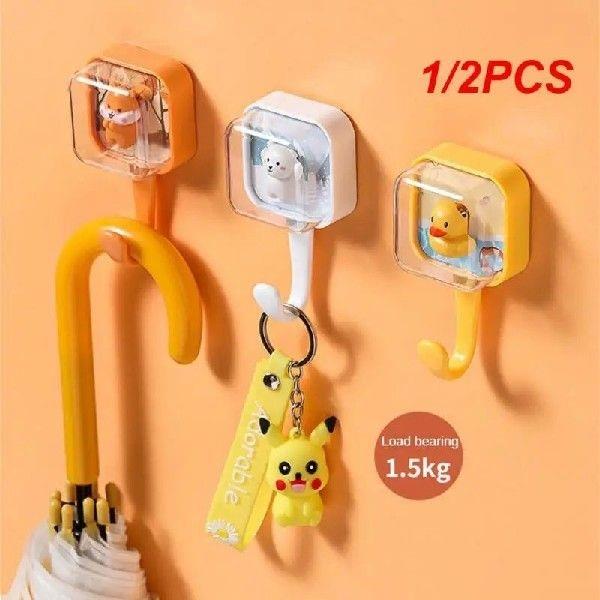 1/2PCS Fun Hook Leave No Trace No Drilling Required Can Be