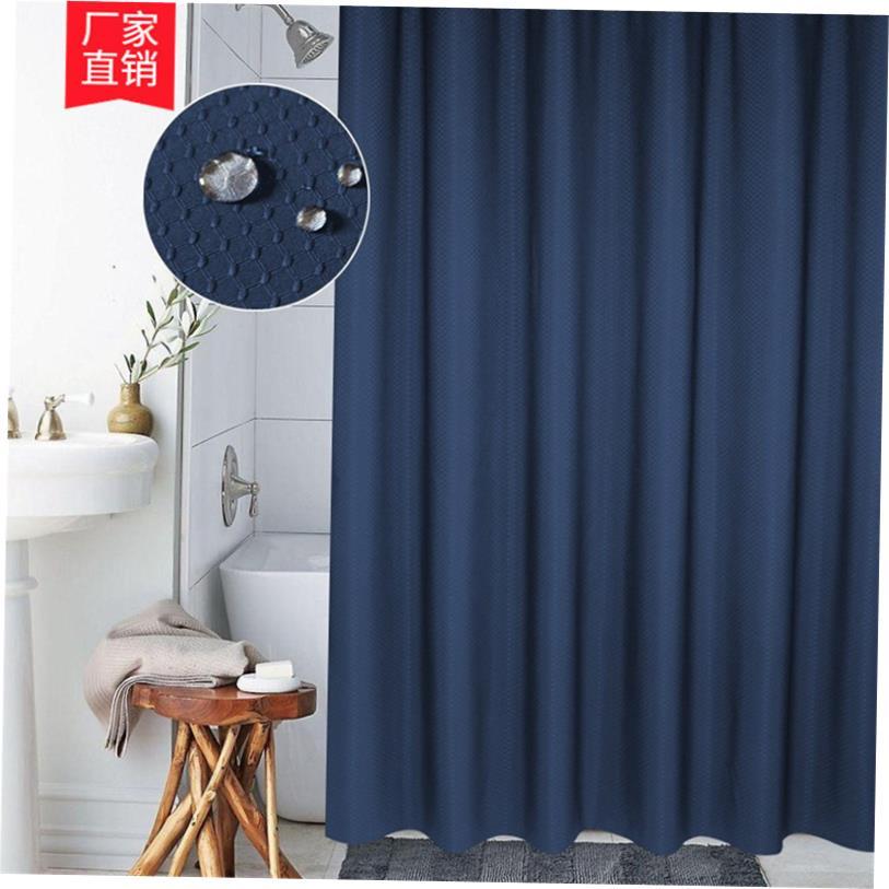 Shower Curtain Thick Jacquard Curtains High Grade Bathroom
