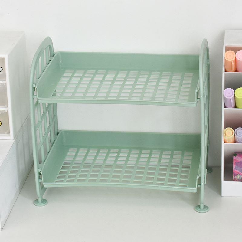 Double shelf storage.makeup organizer Multilaye storage rack
