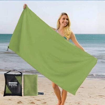 Beach Towel Oversized,Thick Sand Free Microfiber Quick Dry T