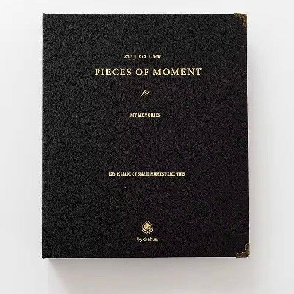 Korean Style Solid Color Airplane Ticket Collection Album