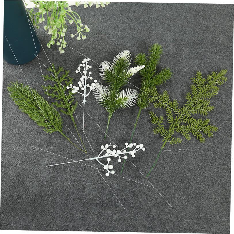 Pine needle tree wreath Handmade diy Christmas tree圣诞树