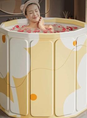 Foldable Bath Tub Portable Bathtub for Children and Adults F