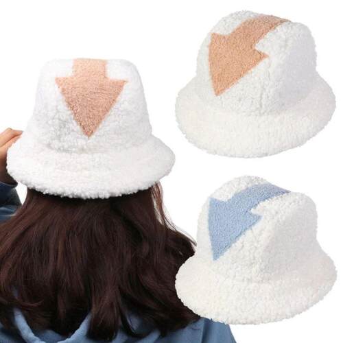 Fashion Hip Hop Appa Bucket Hat Lamb Wool Gorros Fur Fishing
