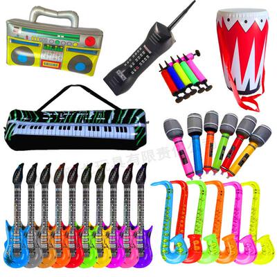 PVC simulation instrument guitar saxophone microphone elect