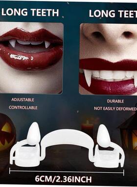 Halloween Retractable Vampire Teeth Dentures Halloween Cospl