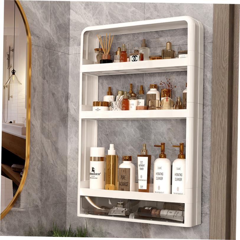 bathroom shelf toilet storage rack no punching shower racks