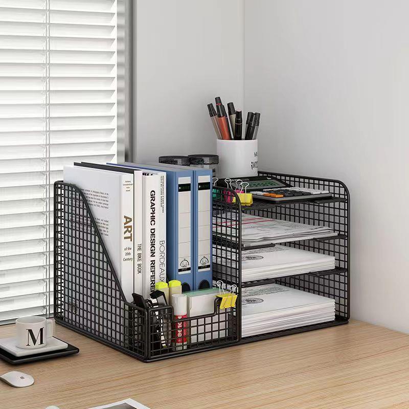 1Pc Desk File Folder Document Paper Organizer Storage Holder