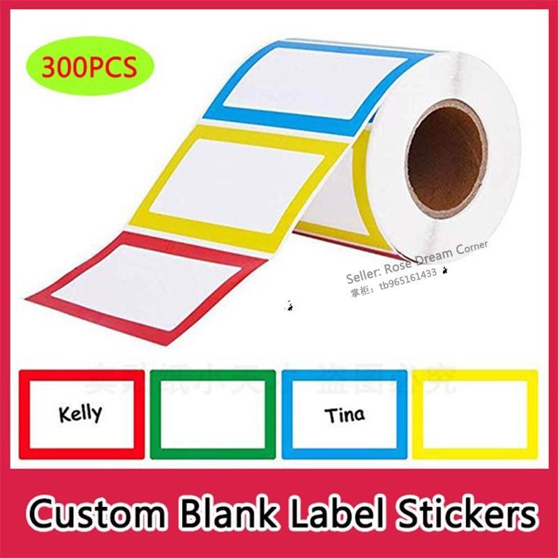 Kids Names Label Name Tag Sticker Blank Stickers Roll Tape0