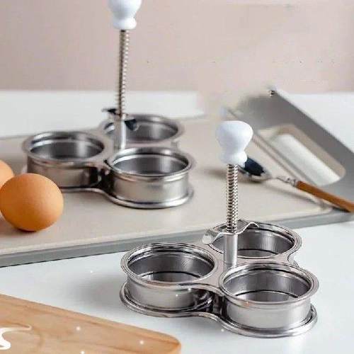 Stainless Steel Poached Egg Maker Egg Pan Cooker Poacher