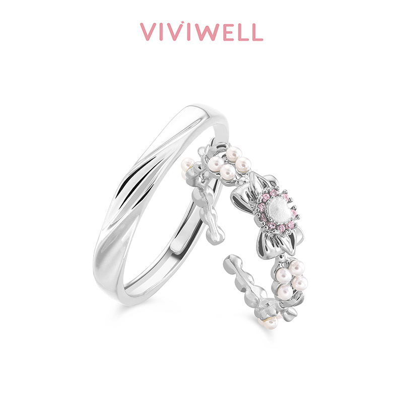 情侣对戒珍珠VIVIWELL少女