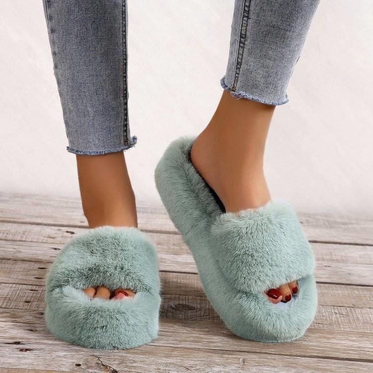 2022 Girls heart anti-slip ladies thick bottom big size cott