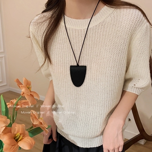 毛衣链挂绳皮革墨镜夹项链女眼镜夹挂绳脖子衣服装饰挂链卫衣配饰