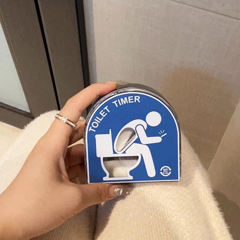 厕所沙漏计时器上班解压神器拉屎马桶造型五分钟时间流沙玩具