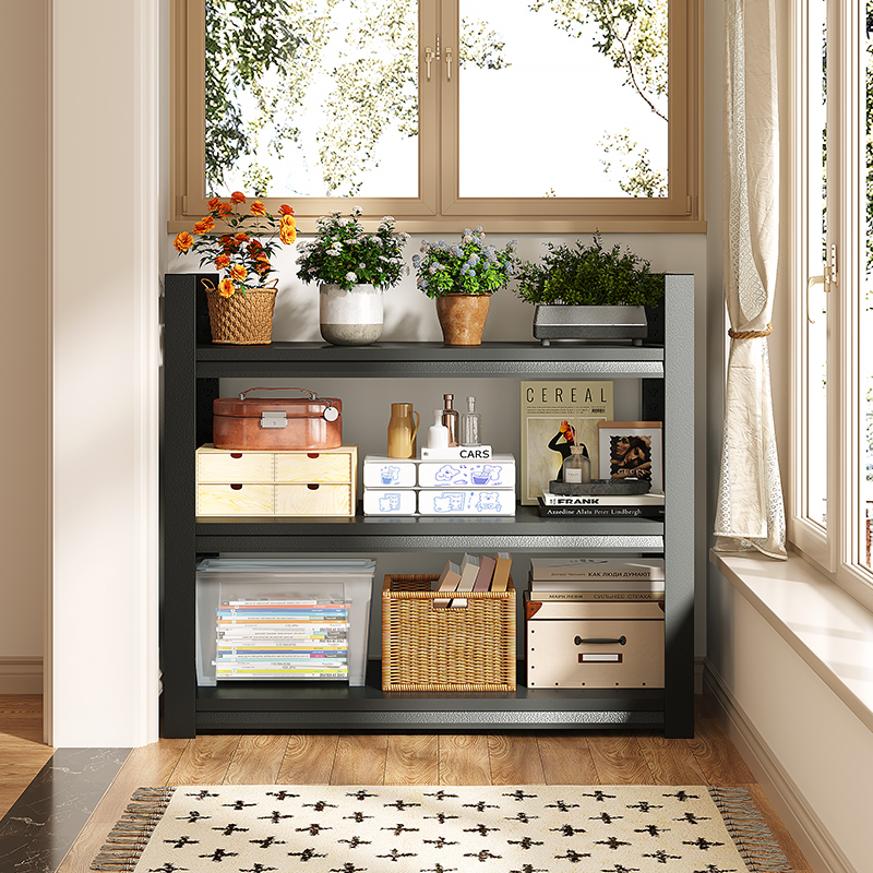 阳台落地置物架双层加厚储藏间储物架卫生间浴室防水防锈碳钢货架