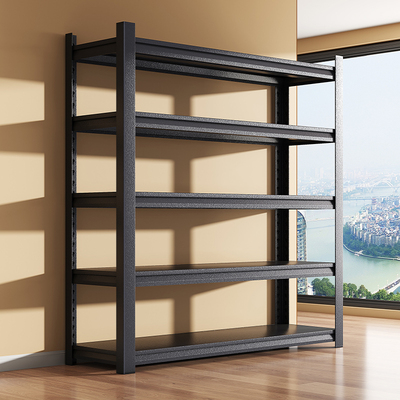 家用货架置物架一体靠墙阳台置物架落地多层快递收纳下空收纳层架