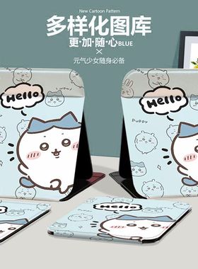 hallo小八蓝色折叠化妆镜可爱学生宿舍大镜子台式家用办公补妆镜