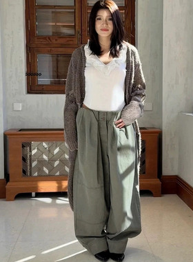 买手店现货 OPENYY 25早秋新款复古水洗百搭宽松休闲工装裤休闲裤